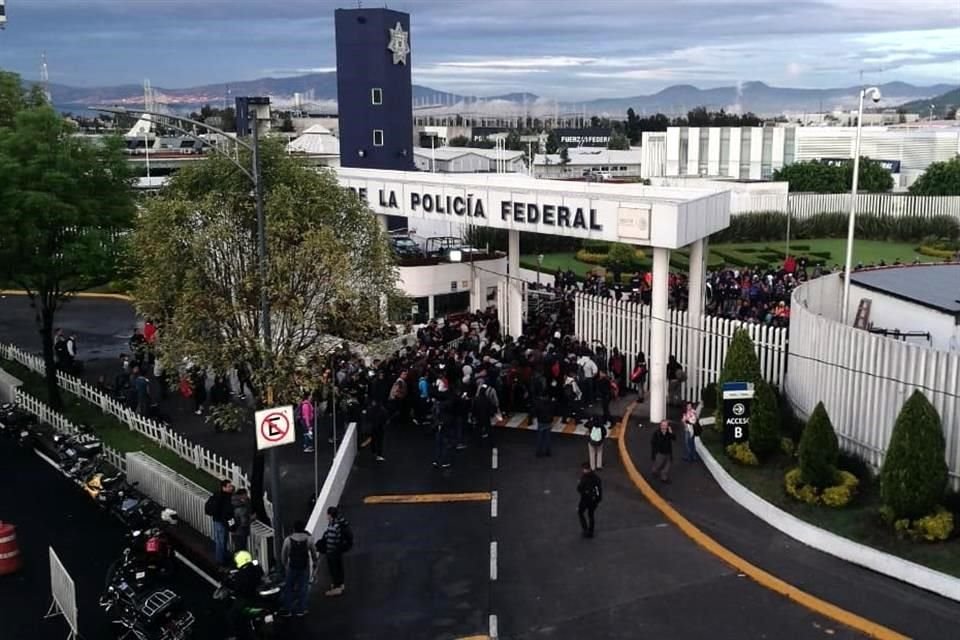 Los elementos rechazan ser incorporados a la Guardia Nacional.