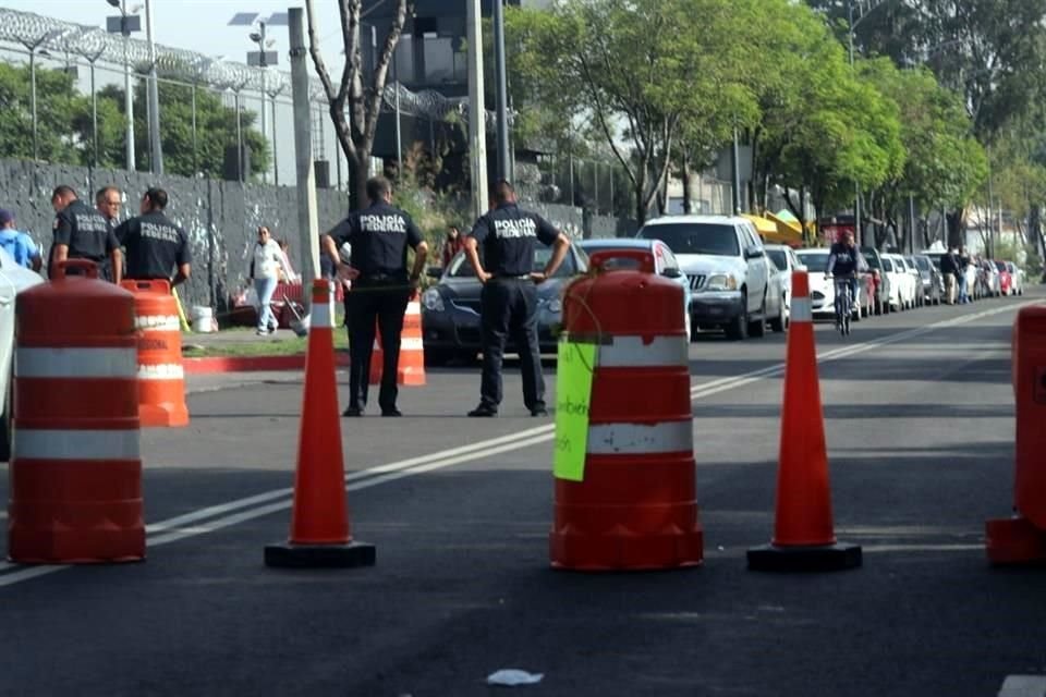 Este viernes es el tercer día de bloqueos de elementos de la Policía Federal.