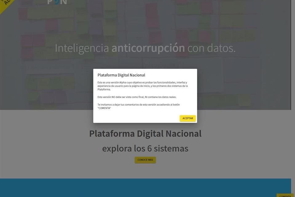 La Plataforma Digital está establecida en la Ley General del Sistema Nacional Anticorrupción.