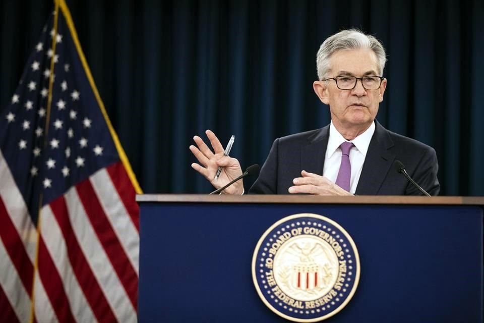 Jerome Powell, presidente de la Reserva Federal estadounidense.