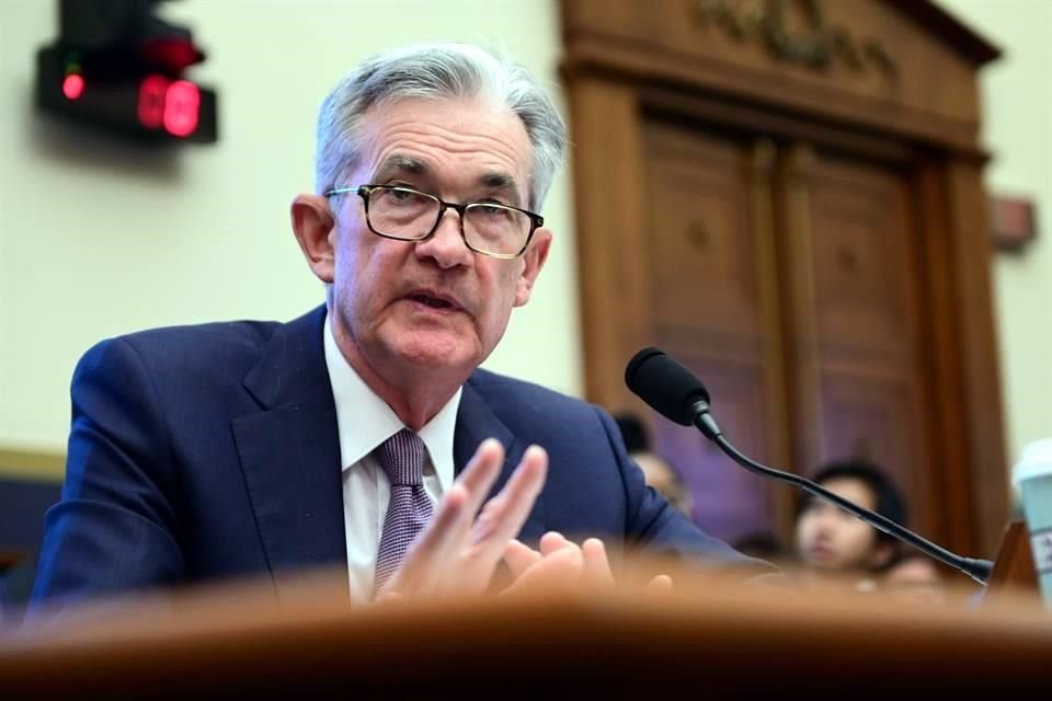 Jerome Powell, presidente de la Fed, durante su testimonio ante el Comité de Servicios Financieros de la Cámara de Representantes.