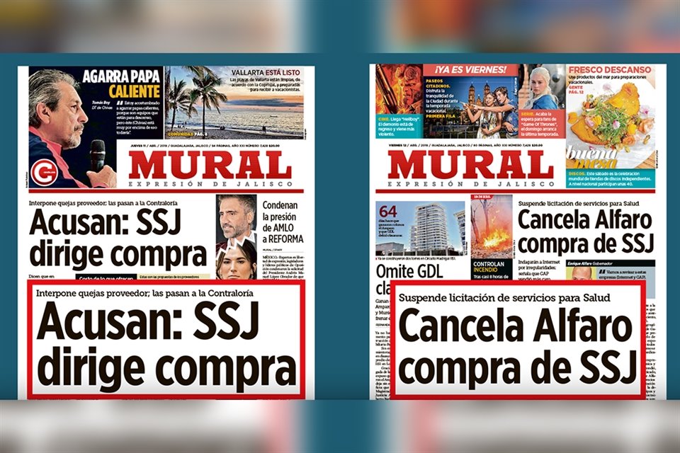 El pasado 11 de abril, MURAL publicó las impugnaciones hechas a la SSJ por la supuesta inducción de compra de servicios en las bases de licitación para favorecer a Intermet. 