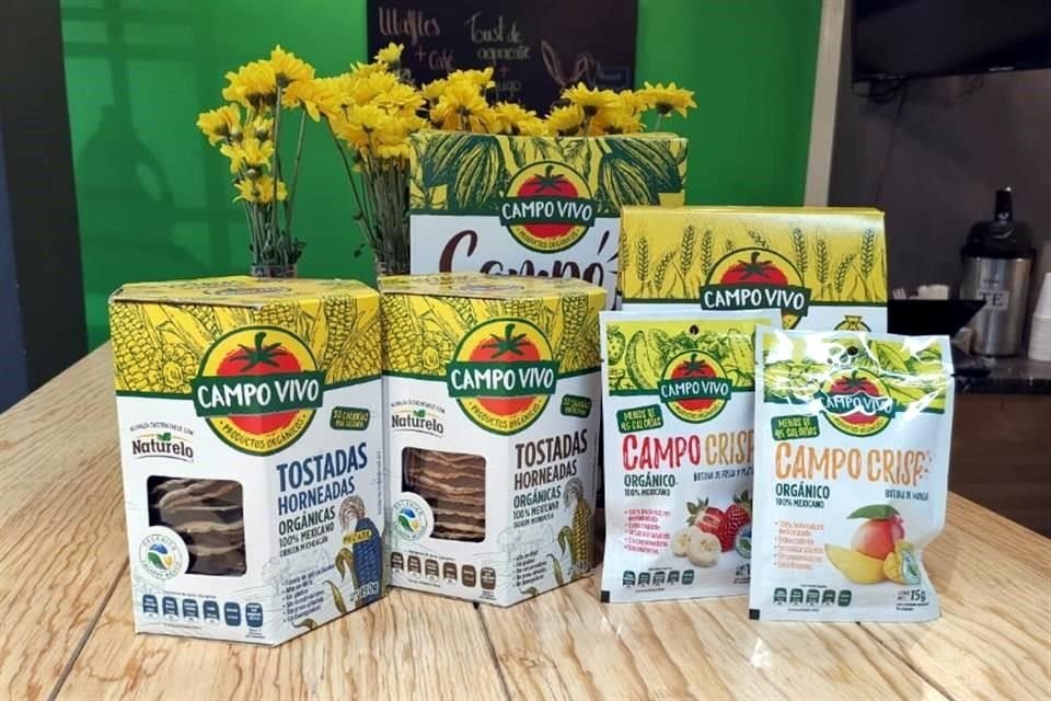 Campo Vivo cuenta con un catálogo de 160 productos orgánicos.