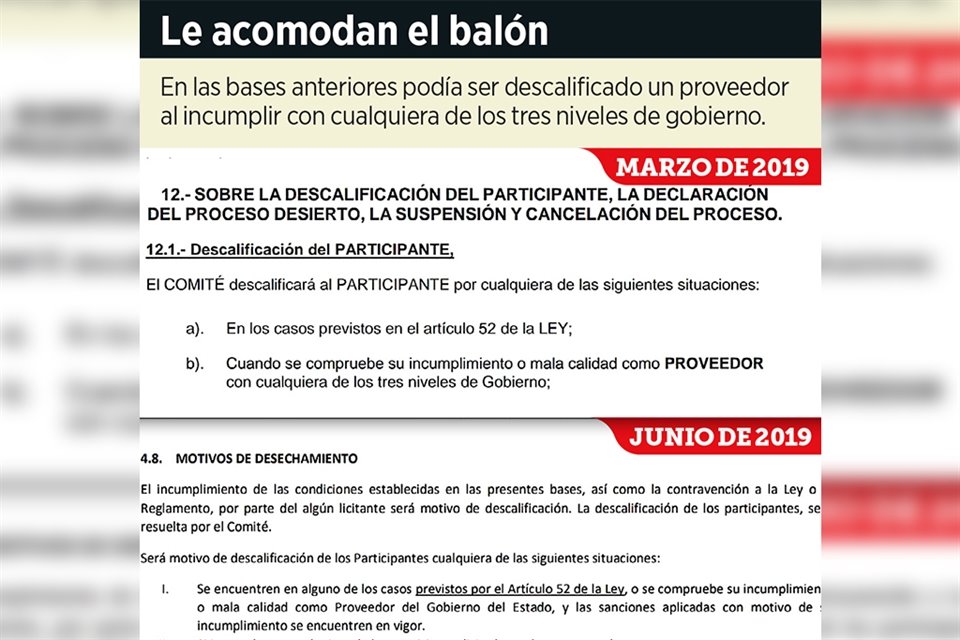 Le pusieron las bases a Intermet SA de CV, para licitación en la que la empresa resultó adjudicada con contrato por 36 millones de pesos.