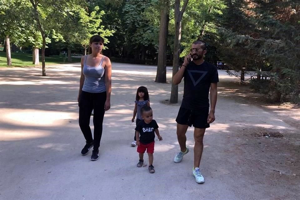 Joselito Adame disfruta este tiempo que vive con su familia.