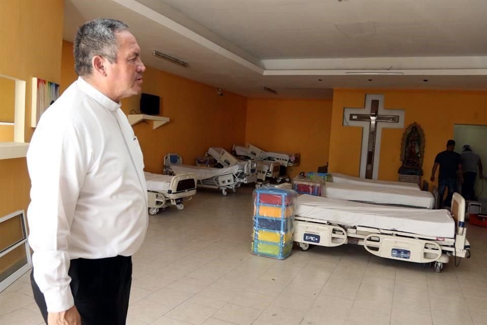 El complejo social crece adaptándose a las necesidades sociales. La que fue casa de oración del Padre Infante, fallecido en 2009, ahora dará auxilio médico a adultos mayores edad en desamparo.