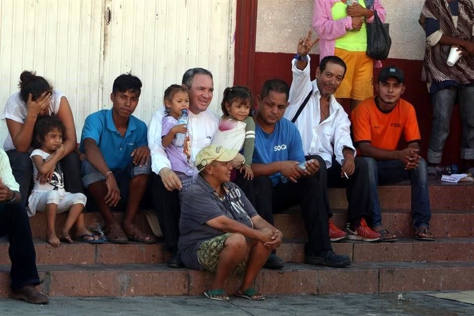 Antes solamente llegaban personas indigentes del sector. Actualmente llegan en búsqueda de refugio procedentes de otros países.