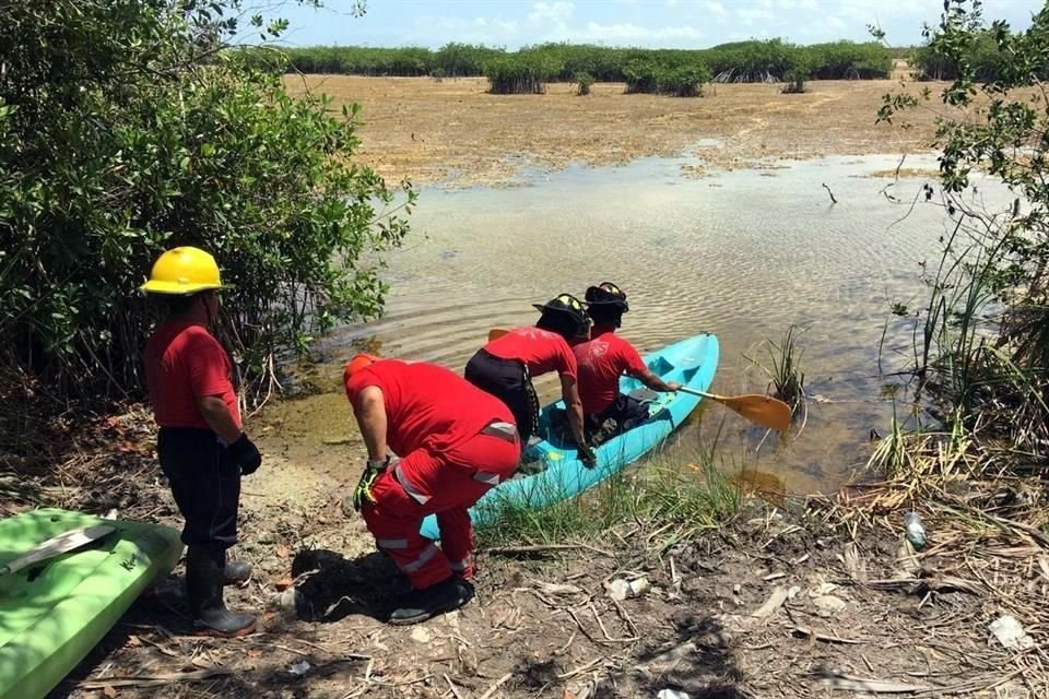 Por segundo día consecutivo, el estudiante originario de Monterrey, quien desapareció el 11 de julio tras acudir a la discoteca Palazzo de Cancún, fue buscado sin éxito.