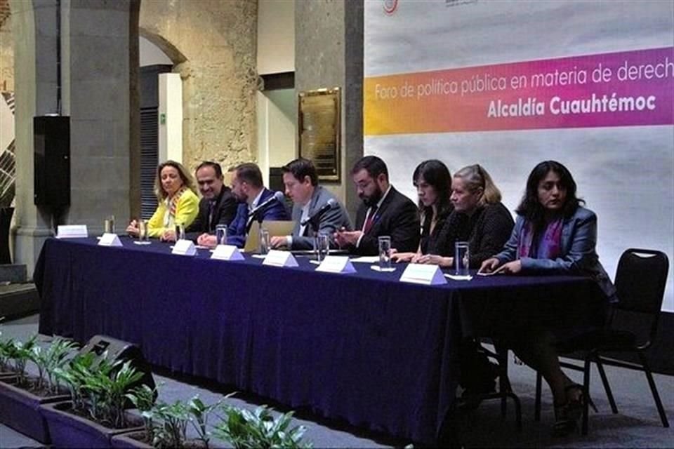 Otto Minera participó en el Foro de Política Pública en Materia de Derechos Culturales, organizado por la Alcaldía Cuauhtémoc en la Casona de Xicoténcatl.