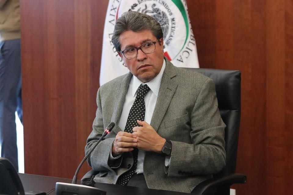 Ricardo Monreal, coordinador de Morena en el Senado.