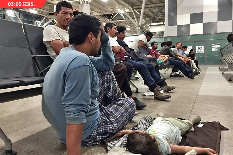 En la Central ya se encontraban otros 22 migrantes que viajaban en el mismo autobús.