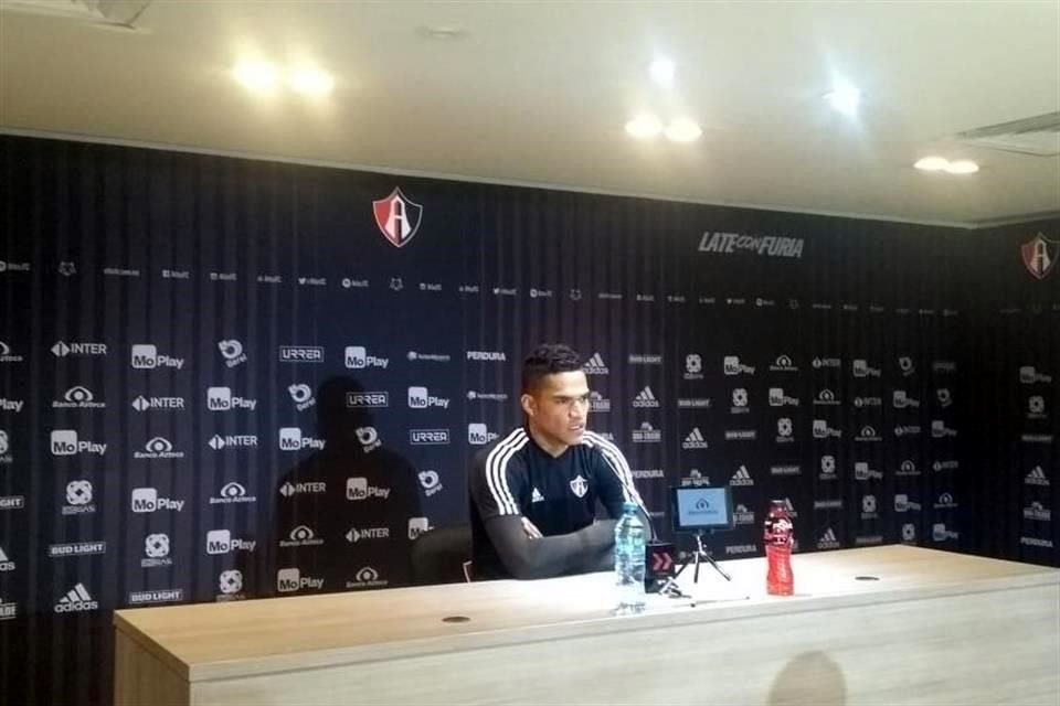 Santamaría podría ver acción mañana ante Pachuca en la Copa.