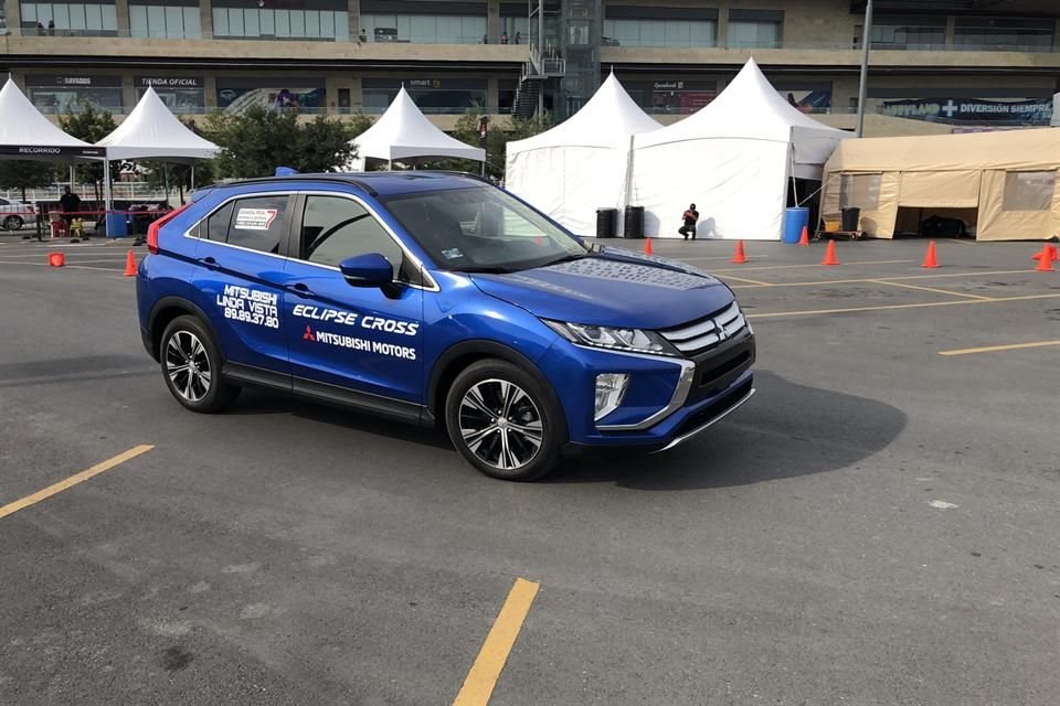 Estuvieron disponibles para pruebas el Mirage hatchback y sedán G4, al igual que la nueva camioneta compacta deportiva Eclipse Cross y la camioneta Outlander.