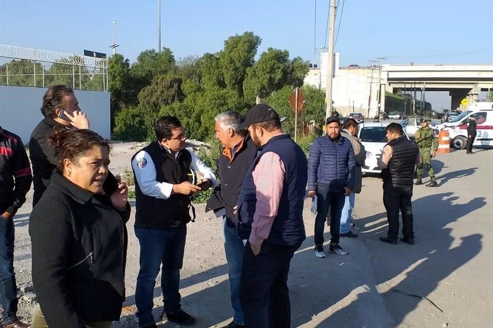 Autoridades de Protección Civil del Estado de México acudieron al lugar para atender la fuga.
