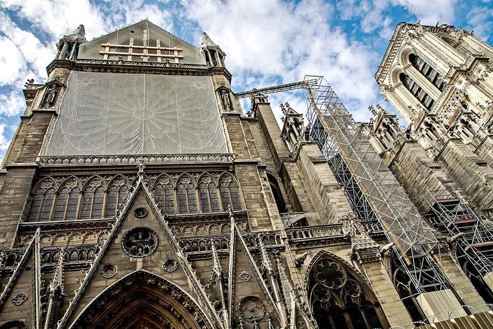 La restauración de Notre Dame comenzará en 2020. Por ahora se realizan labores de limpieza y protección.