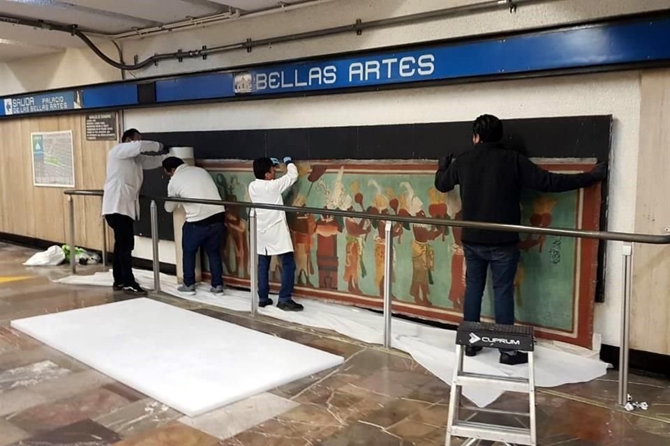 De acuerdo al Metro, el Mural de Bonampak es una réplica de los frescos de la cultura Maya.