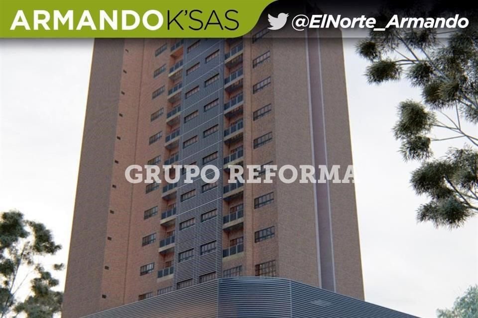 En el Barrio Antiguo, en el Centro de Monterrey, se construirá una torre de 16 pisos con vivienda, comercio, oficinas y un hotel boutique.