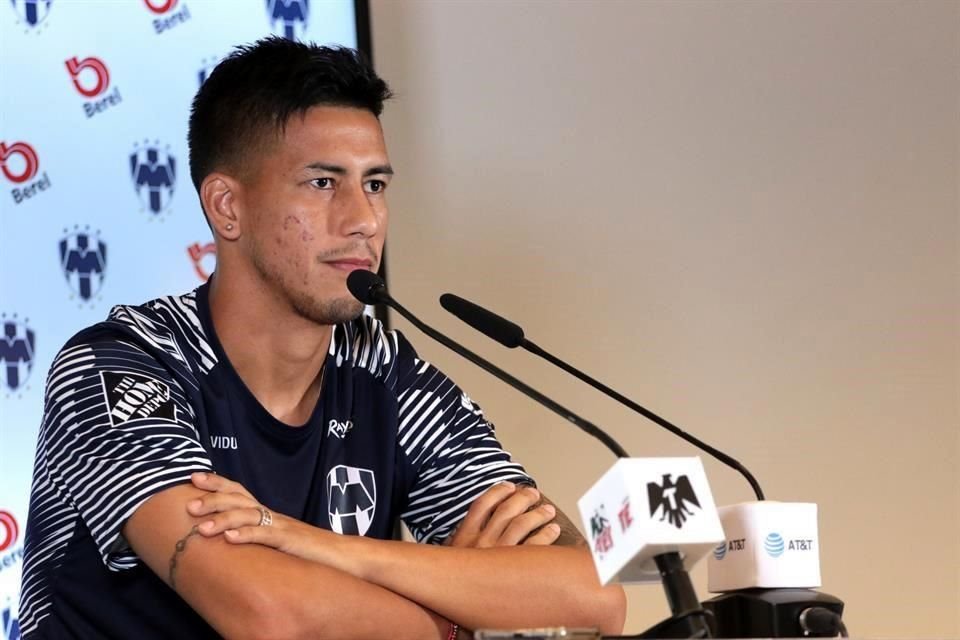 Maxi Meza habló en conferencia de prensa este martes.