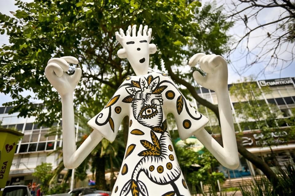 La obra de Rodolfo Rodríguez se encuentra actualmente sobre paseo Chapultepec.