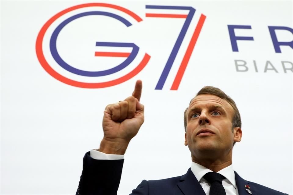 El G7 autorizó que Macron enviara mensaje a Irán para evitar que tengan armas nucleares.
