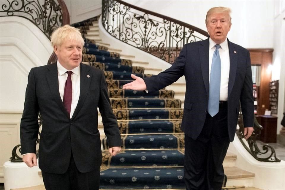 Trump y Johnson tuvieron en el G7 su primera reunión bilateral.