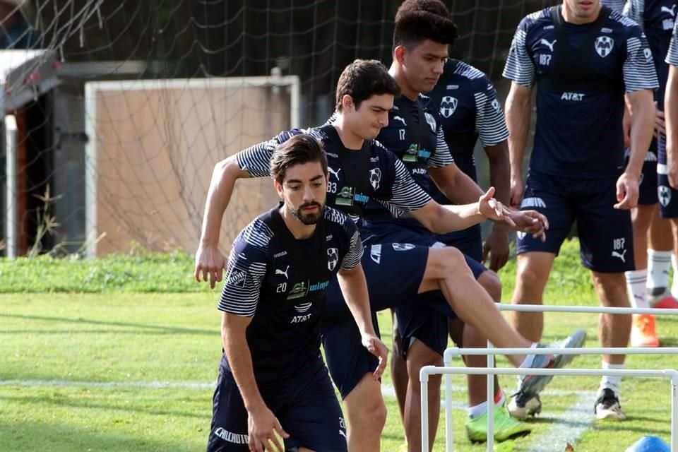 El equipo albiazul entrenó este domingo en las instalaciones de El Barrial.