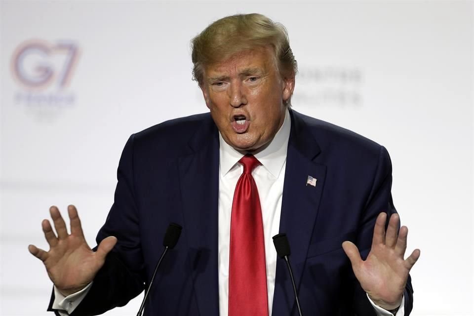 Trump expresó su apoyo total a su homólogo brasileño, Jair Bolsonaro, en su polémica lucha para contener los incendios en la Amazonía.