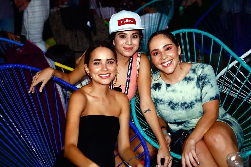Claudia Cantú, Melissa Muñoz y Estefanía Rodríguez