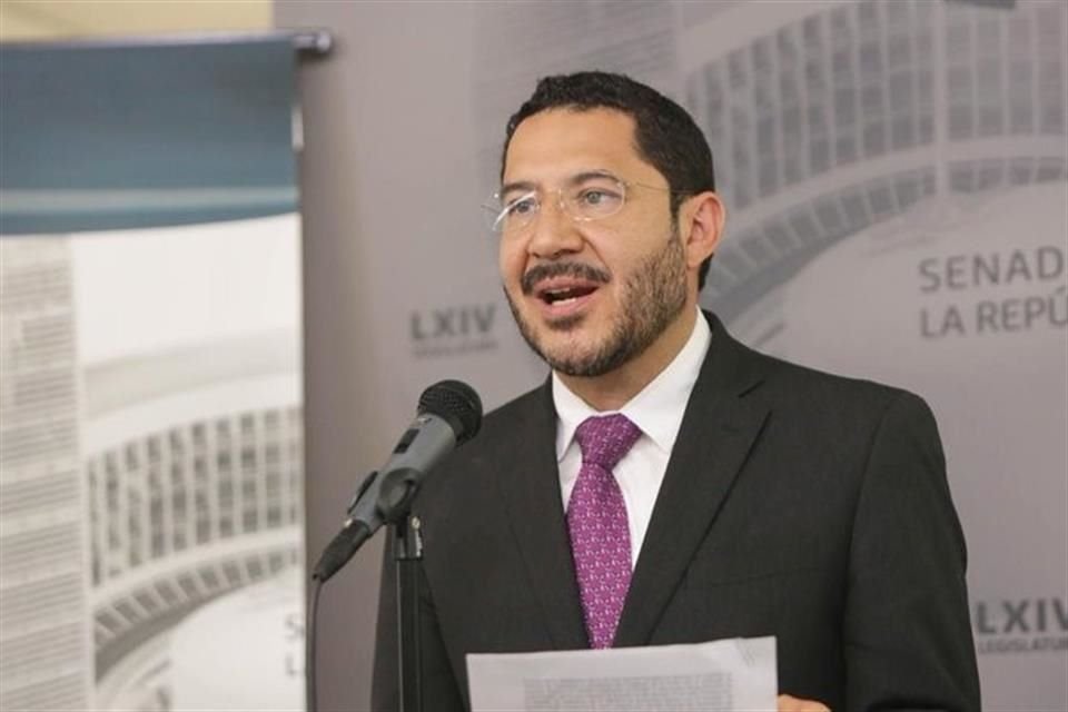Martí Batres, senador de Morena.