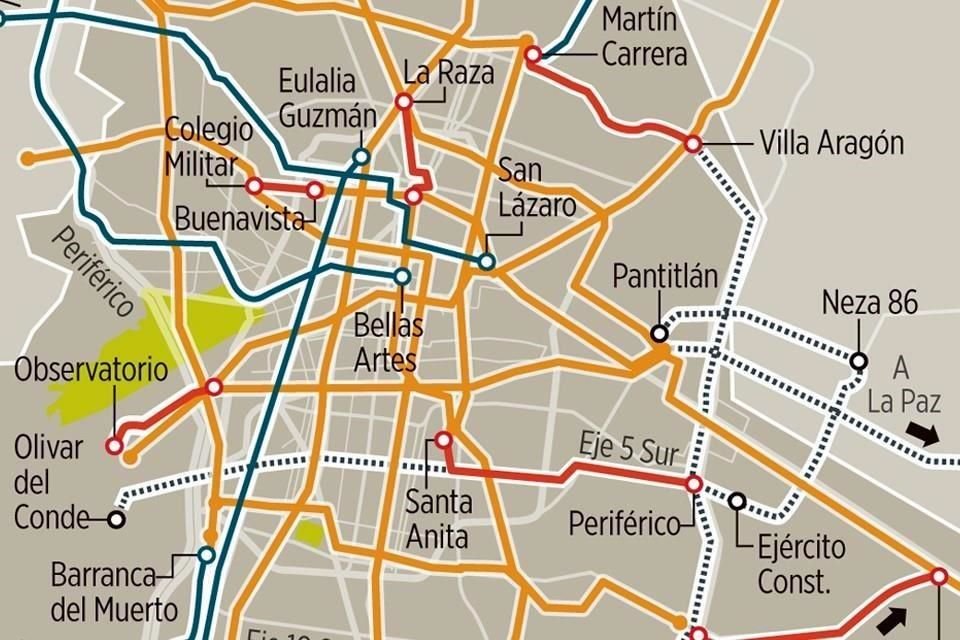 Datos oficiales indican que a diario las 12 líneas del STC trasladan hasta 5.5 millones de personas.