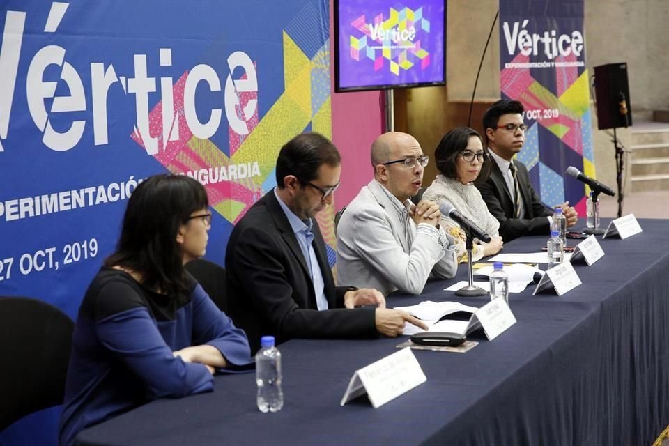 La UNAM presentó la programación del Festival Vértice, experimentación y vanguardia.