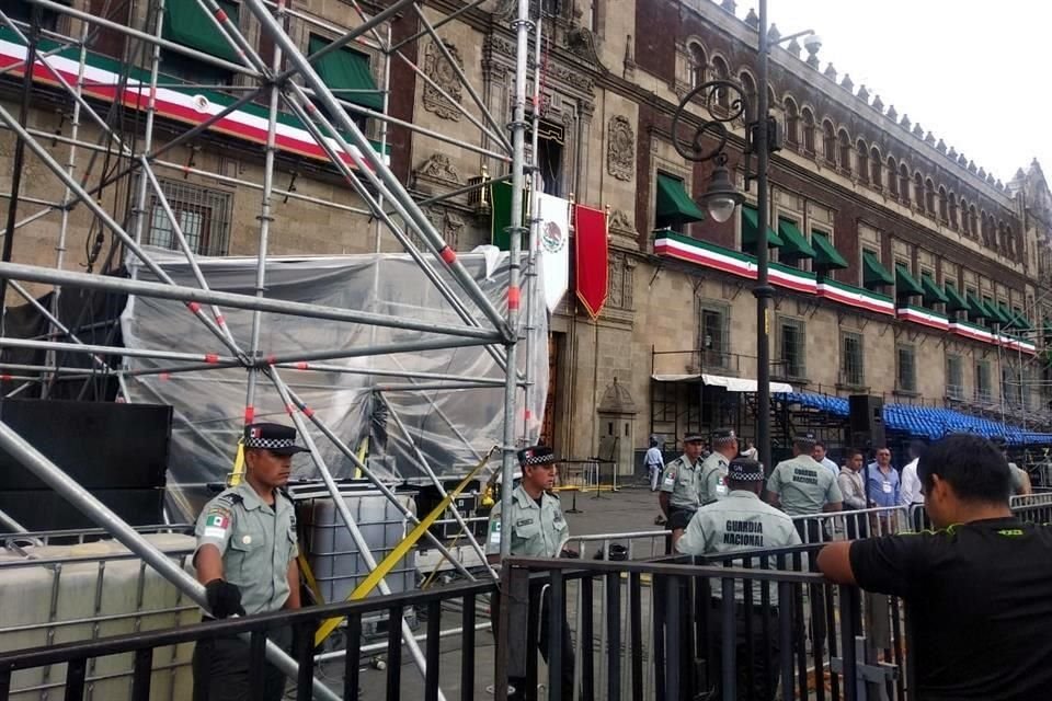 Los elementos de la Guardia Nacional portan el uniforme de proximidad.