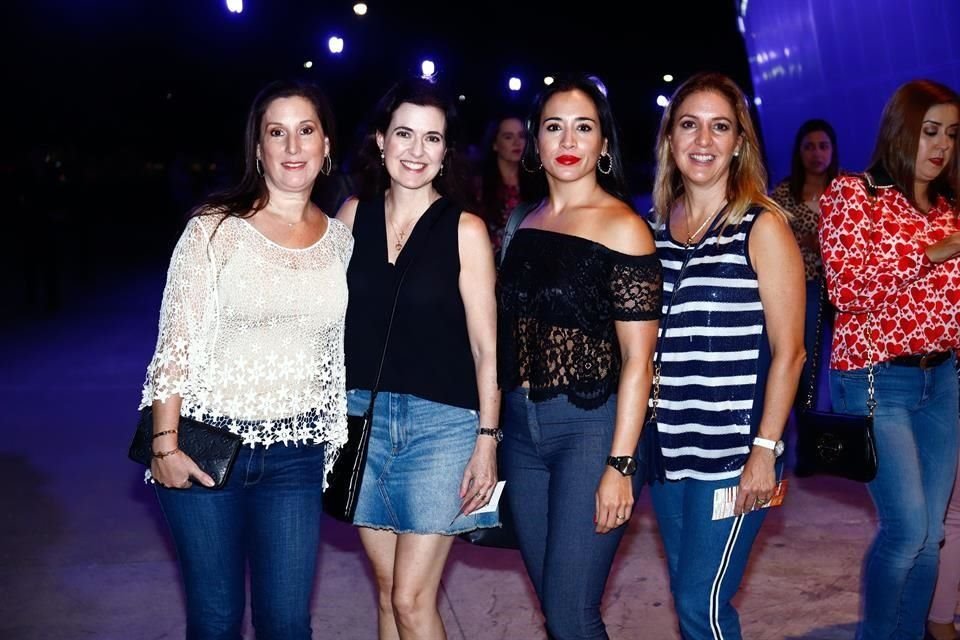 Lorena Garza, Marisa Villegas, Brenda Ayala y Elizabetta Parboni