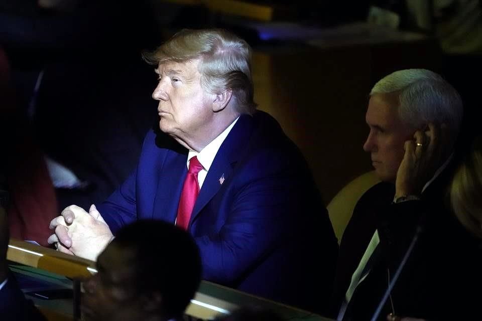 Trump asistió a la Cumbre Climática de la ONU.