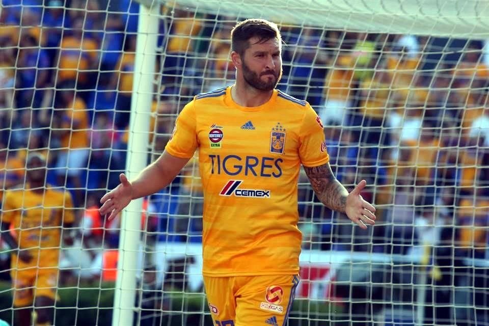 Gignac acumula 723 minutos sin anotar en 8 partidos.