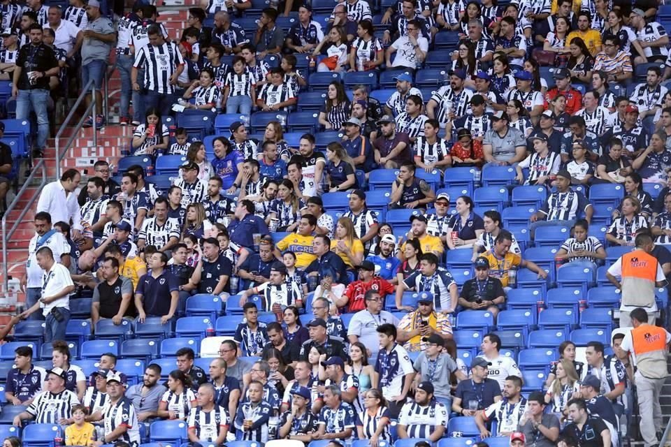 El Estadio BBVA registró su peor entrada en Clásicos Regios con 44 mil 972.