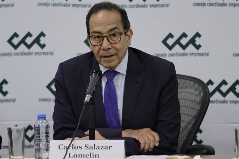 Carlos Salazar, presidente del CCE.