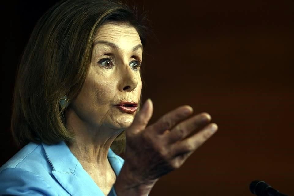 Nancy Pelosi, presidenta de la Cámara de Representantes, aseguró que pese a tema del juicio político, han logrado avances para aprobación del T-MEC.