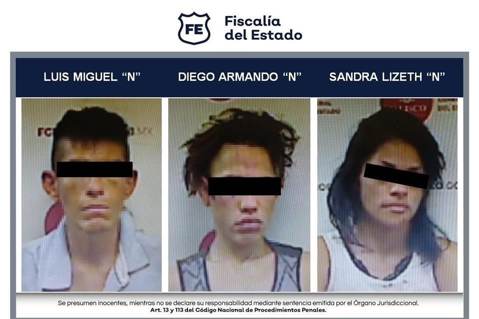 Los sospechosos fueron capturados luego de un atraco registrado en el cruce de Calzada Lázaro Cárdenas y Río Seco, en la Colonia Colonia Tlaquepaque.