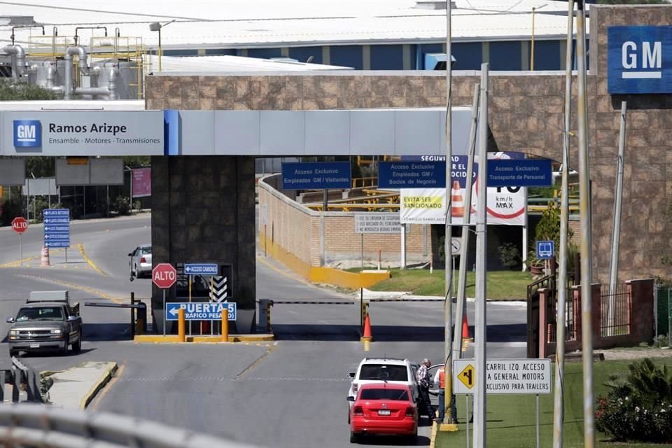 Planta de General Motors en Ramos Arizpe, Coahuila.