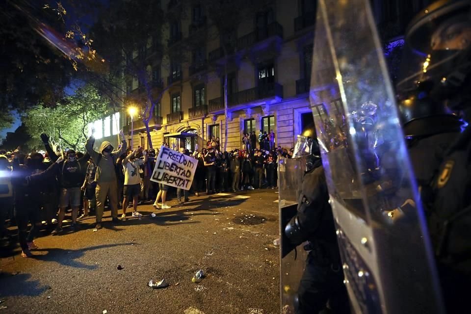 En la jornada de protestas hubo nuevos enfrentamientos con la Policía.