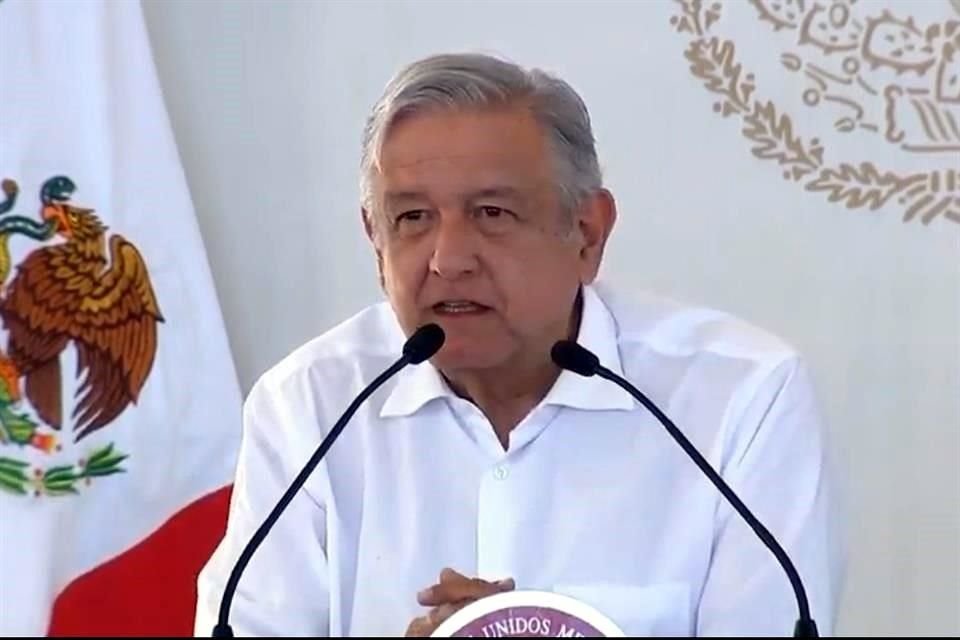 'Ya todos están recibiendo aunque sea algo de este nuevo Gobierno', dijo el Mandatario.