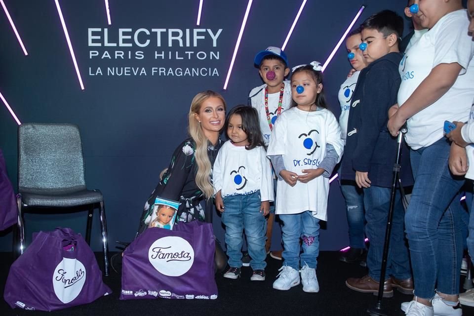 También convivió con niños que padecen enfermedades crónicas.