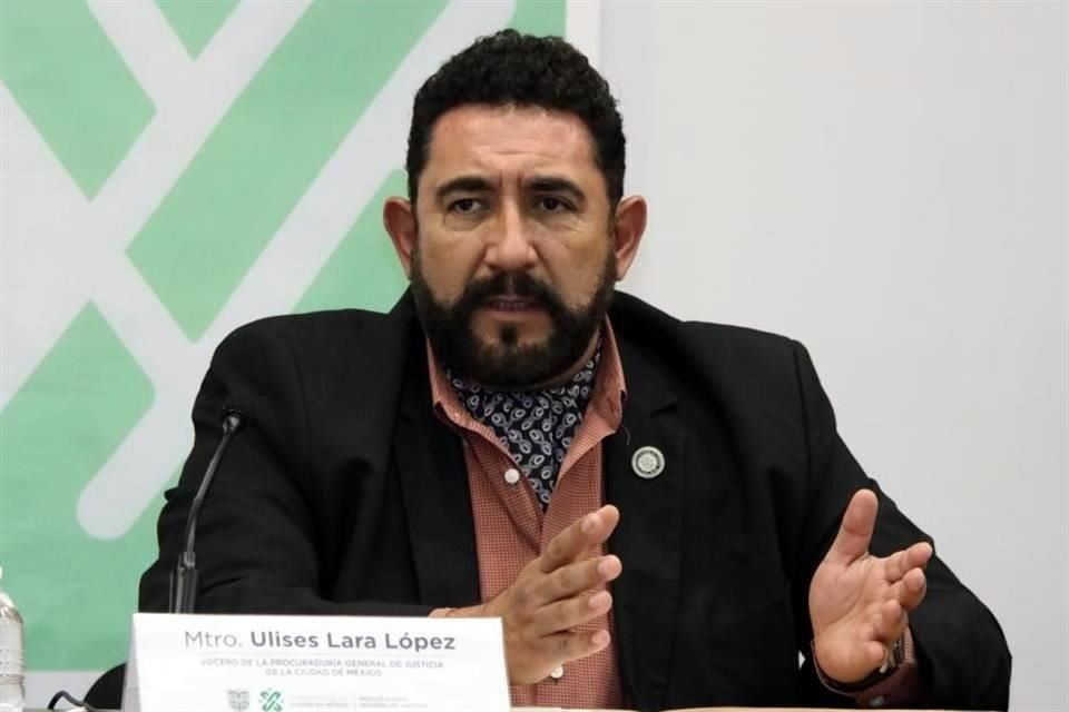 Ulises Lara, vocero de la PGJ.
