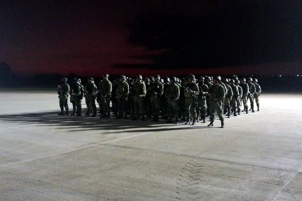 Fuentes oficiales indicaron que la fuerza enviada no tiene instrucciones de confrontar a los integrantes del Cártel de Sinaloa.