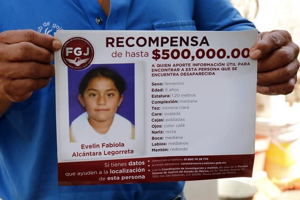 Salvador Alcántara Gonzalez, papá de Evelyn Faviola Alcántara Legorreta, desaparecida en el Estado de México en 2014