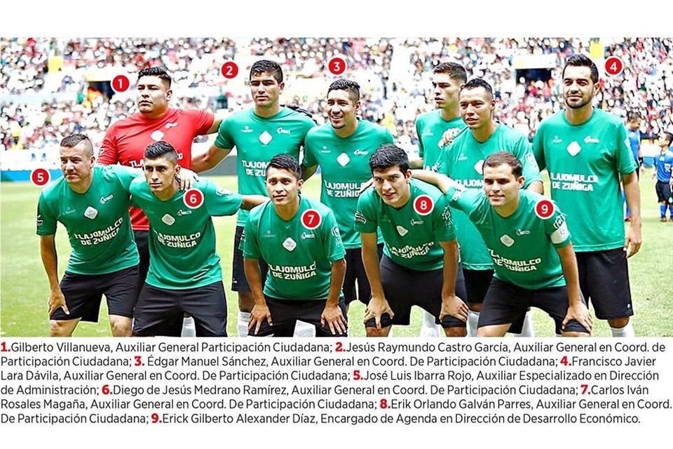 Estos son los futbolistas que están registrados como funcionarios.
