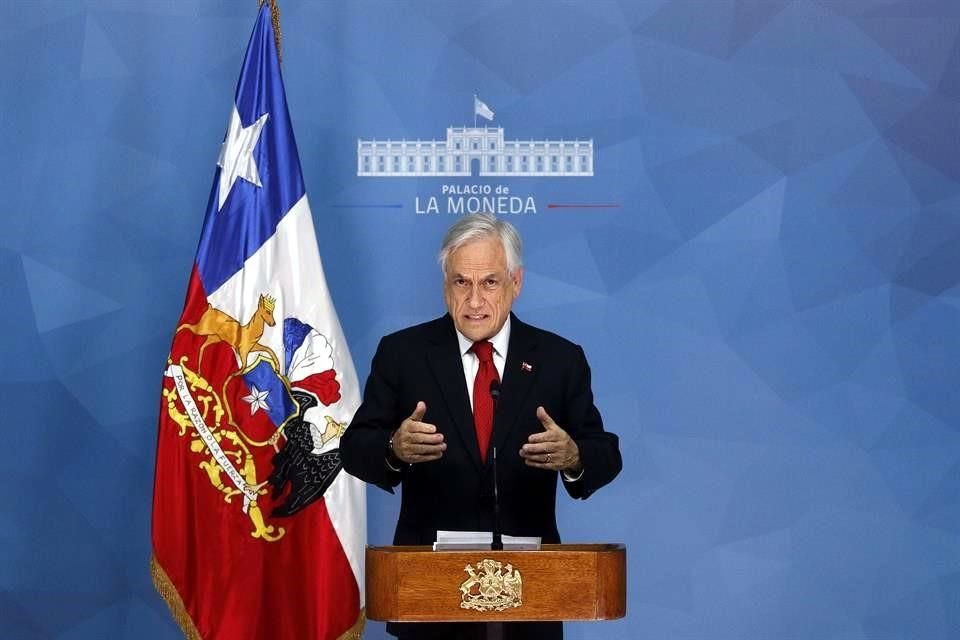 El Presidente de Chile, Sebastián Piñera, dijo que trabajaría en programas para mejorar situación en el país, pero no dio detalles.