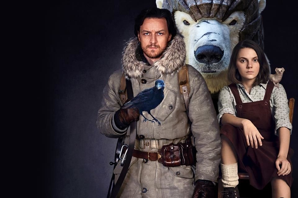 Dafne Keen (Lyra) y James McAvoy (Lord Asriel) protagonizan la serie que estrena este lunes a las 23:00 horas por HBO.