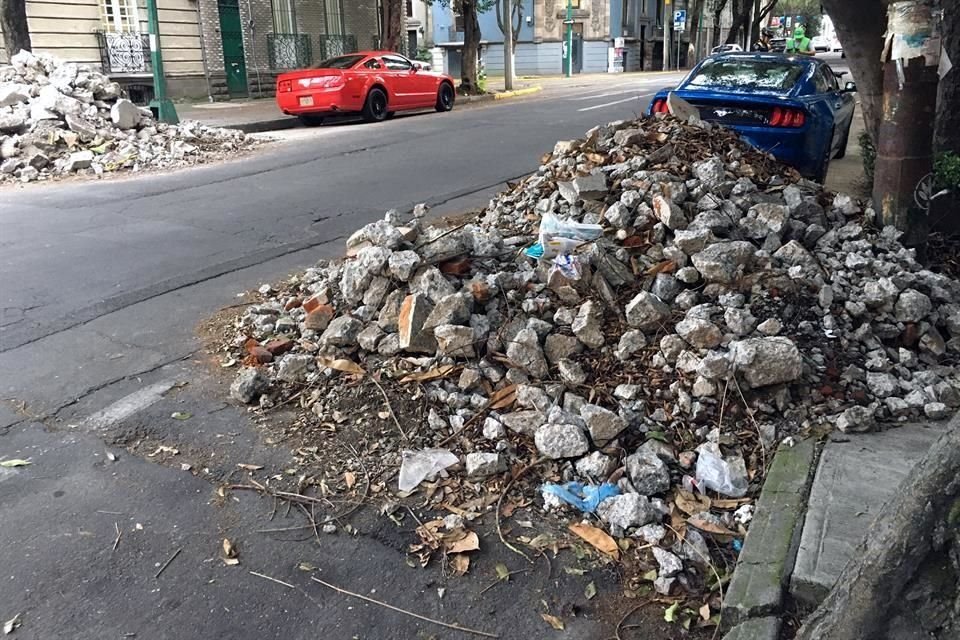 A diario en la CDMX se acumulan 14 mil toneladas de residuos de construcción y demolición.
